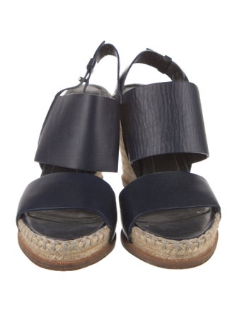 Balenciaga Leather Espadrilles