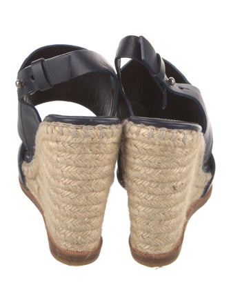 Balenciaga Leather Espadrilles