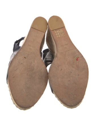 Balenciaga Leather Espadrilles