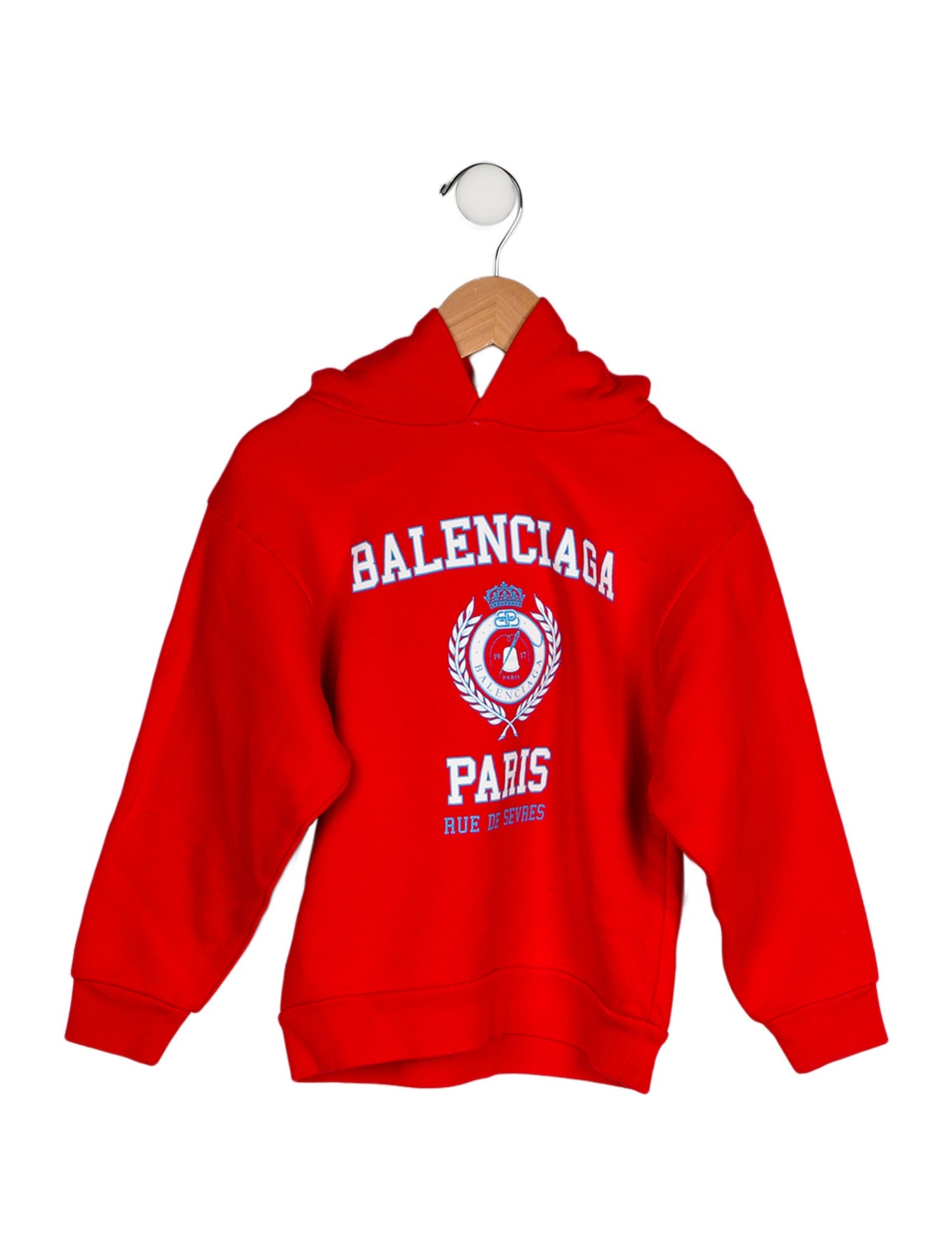 Balenciaga Embroidered Logo Hoodie