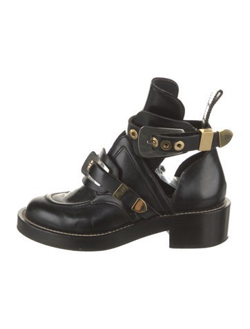 Balenciaga Boots Buckle Leather Combat IT 36 | 6