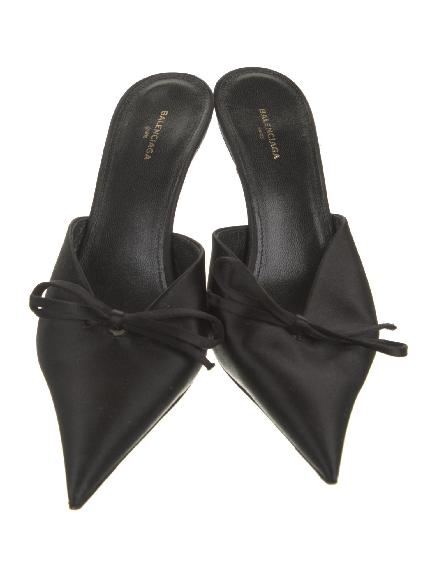 Balenciaga Satin Satin Mules