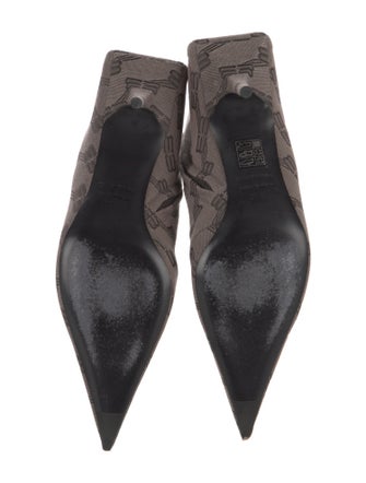 Balenciaga Canvas Printed Sock Boots