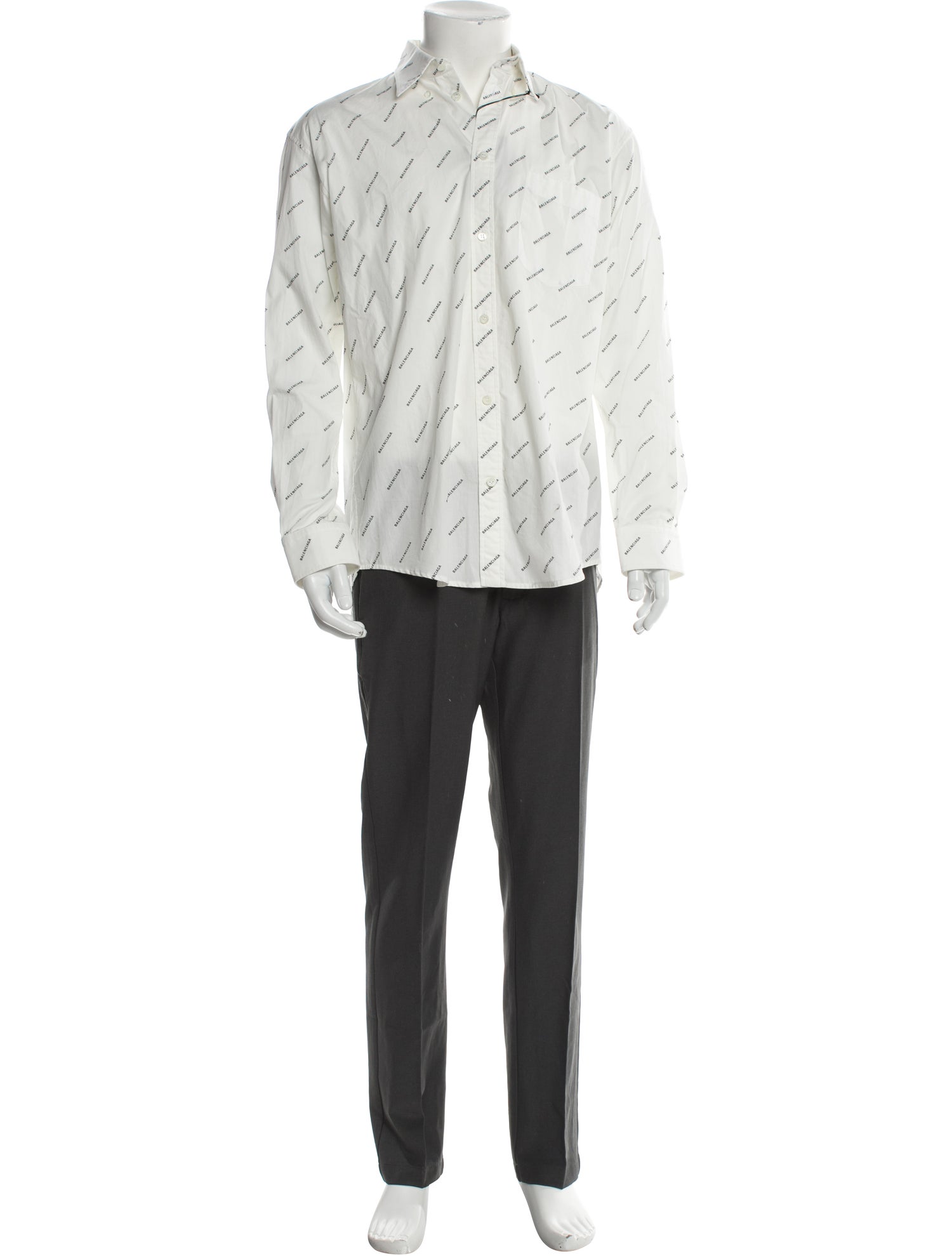 Balenciaga 2019 Printed Shirt