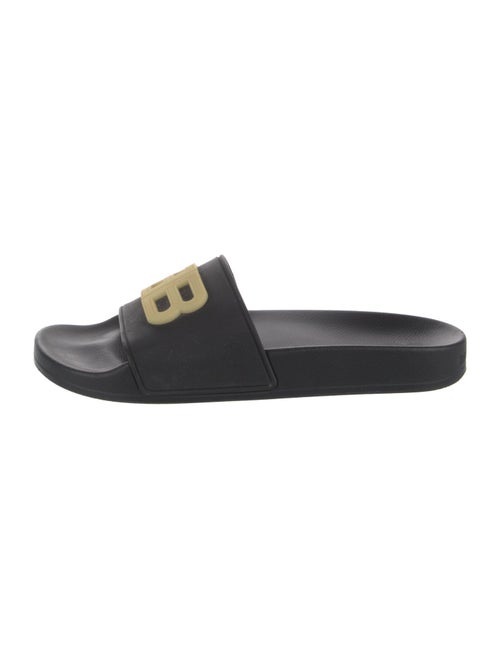 Balenciaga Signature Logo Rubber Slides