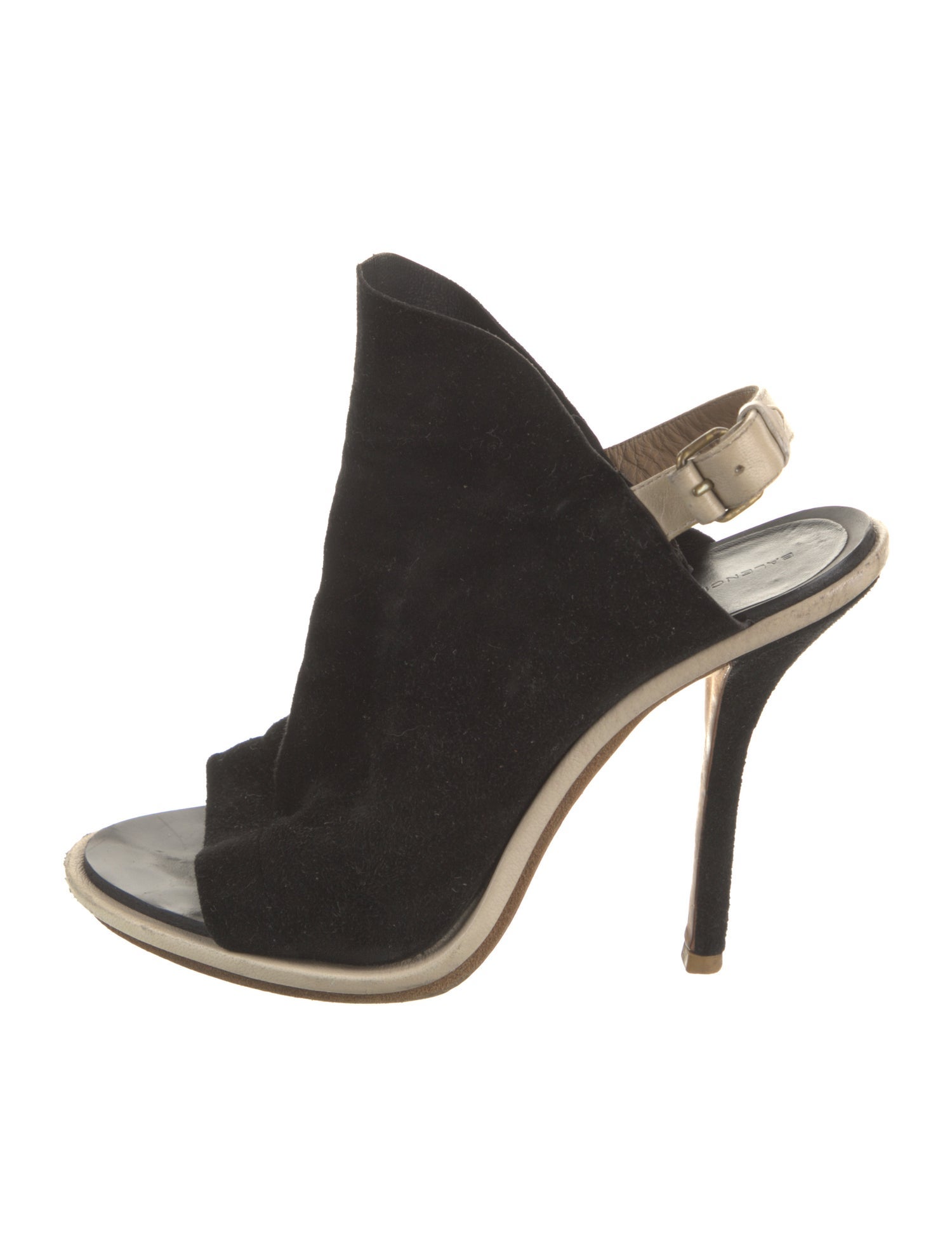 Balenciaga Suede Slingback Pumps