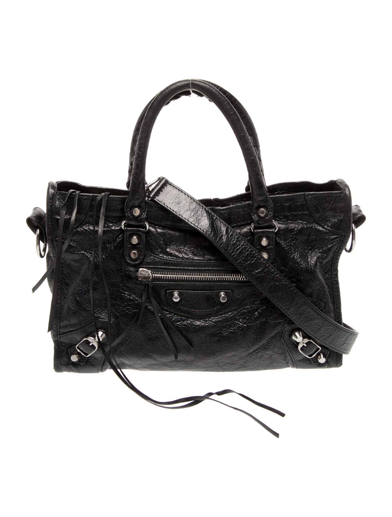 BALENCIAGA｜CROSSBAGS (719065 210KR 1404) Balenciaga Balenciaga Motocross Metallic Edge Hip Bag