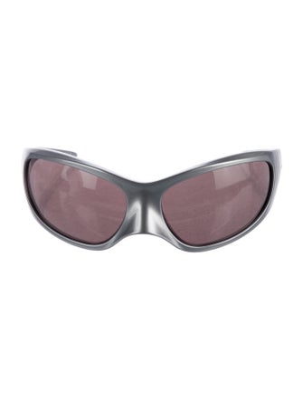 Balenciaga Skin Cut Shield Sunglasses