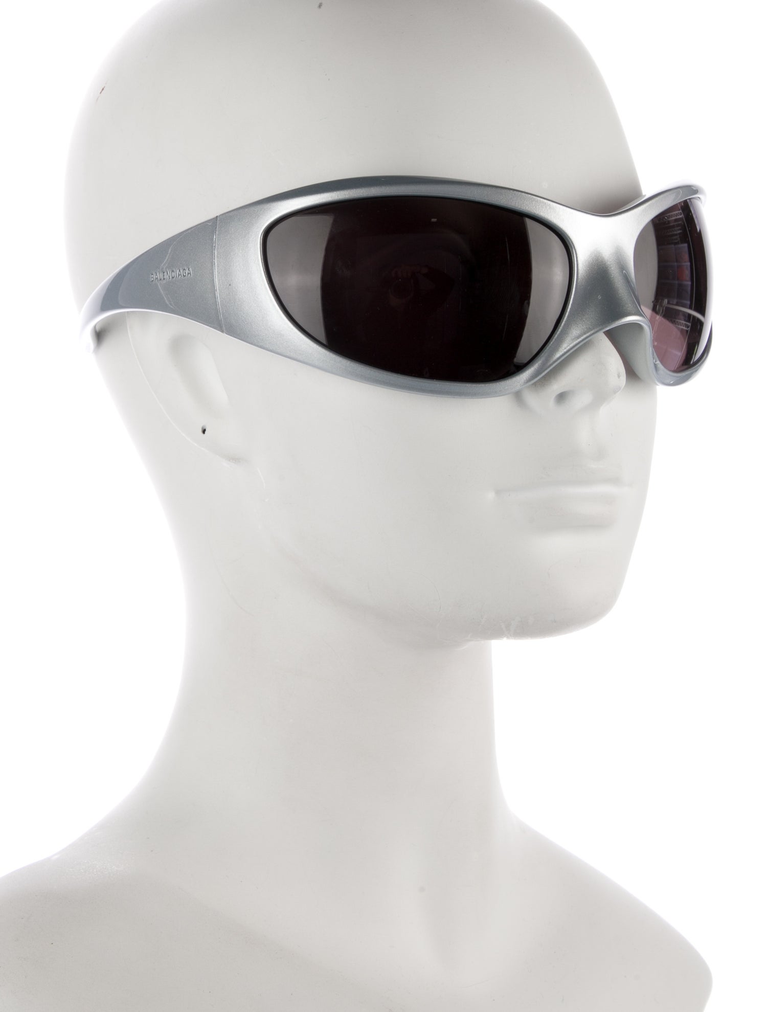 Balenciaga Skin Cut Shield Sunglasses