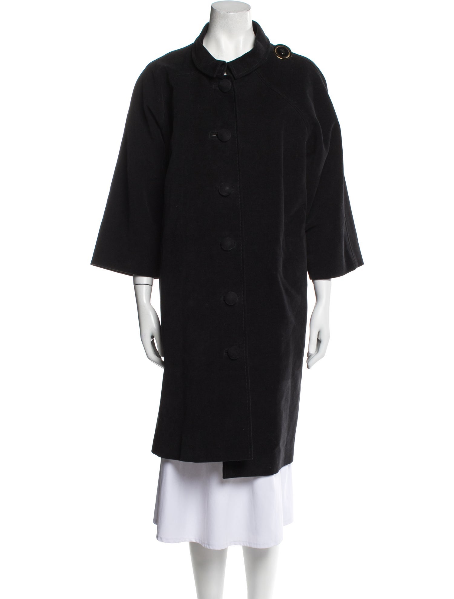 【関税&送料込】Balenciaga Raglan One Layer Coat In Vintage Spring/Summer 24 BALENCIAGA Raglan Hooded Coat Black | eBay