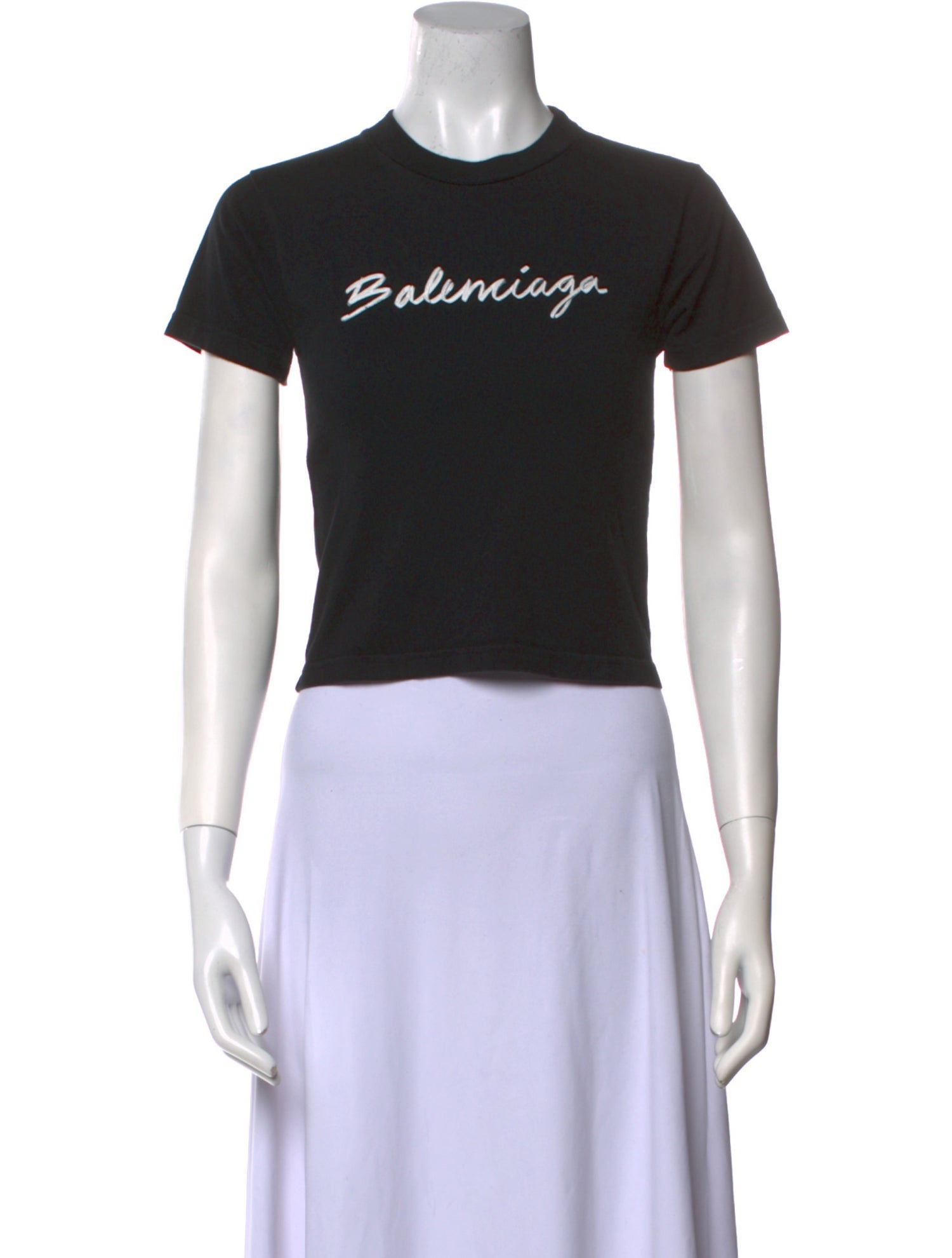 Balenciaga Girls' Woven Graphic T-shirt