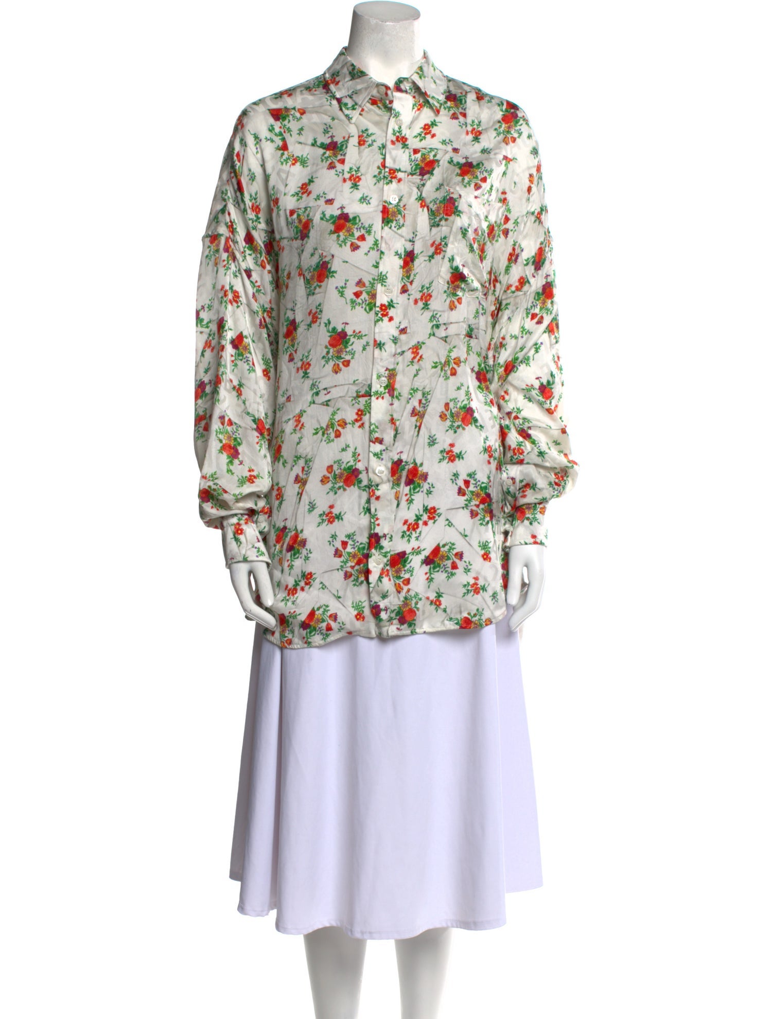 Balenciaga 2022 Silk Tunic