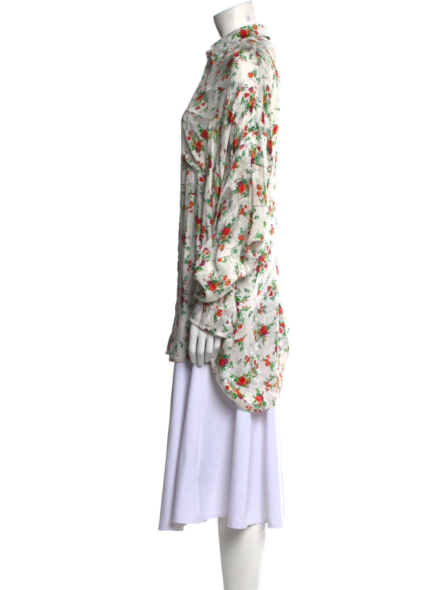 Balenciaga 2022 Silk Tunic