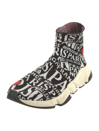Balenciaga Speed Trainer 'Bonjour Paris' Sock Sneakers