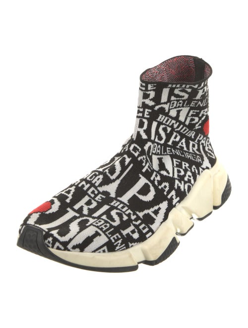 Balenciaga Speed Trainer 'Bonjour Paris' Sock Sneakers
