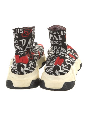 Balenciaga Speed Trainer 'Bonjour Paris' Sock Sneakers