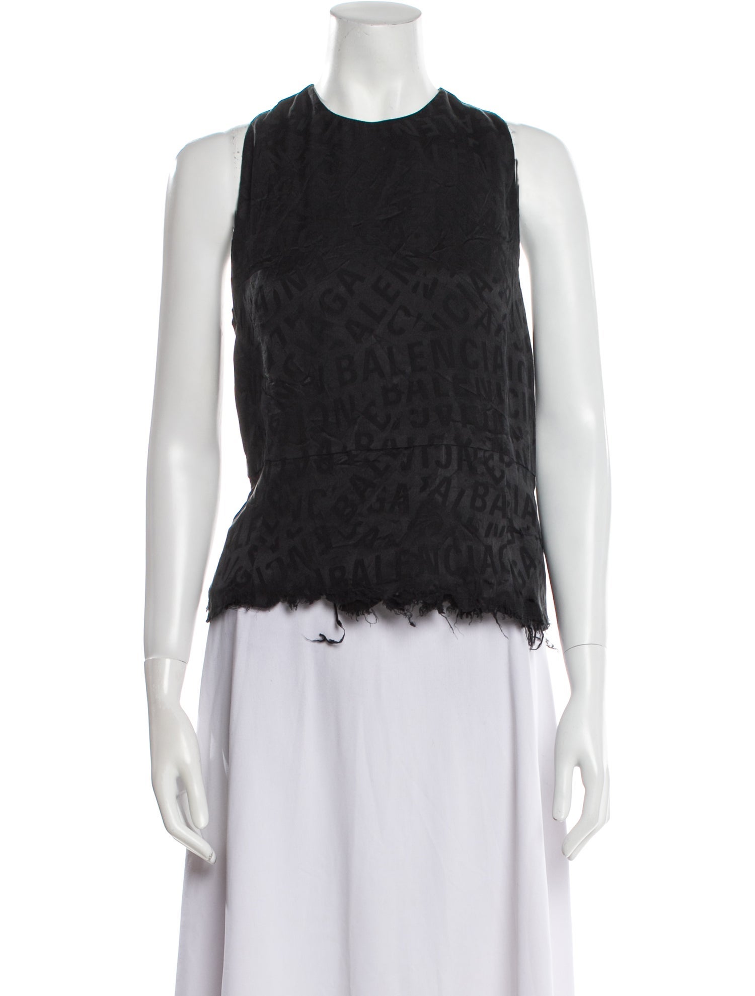 Balenciaga 2022 Silk Top w/ Tags