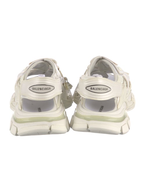 Balenciaga Leather Cutout Accent Slides