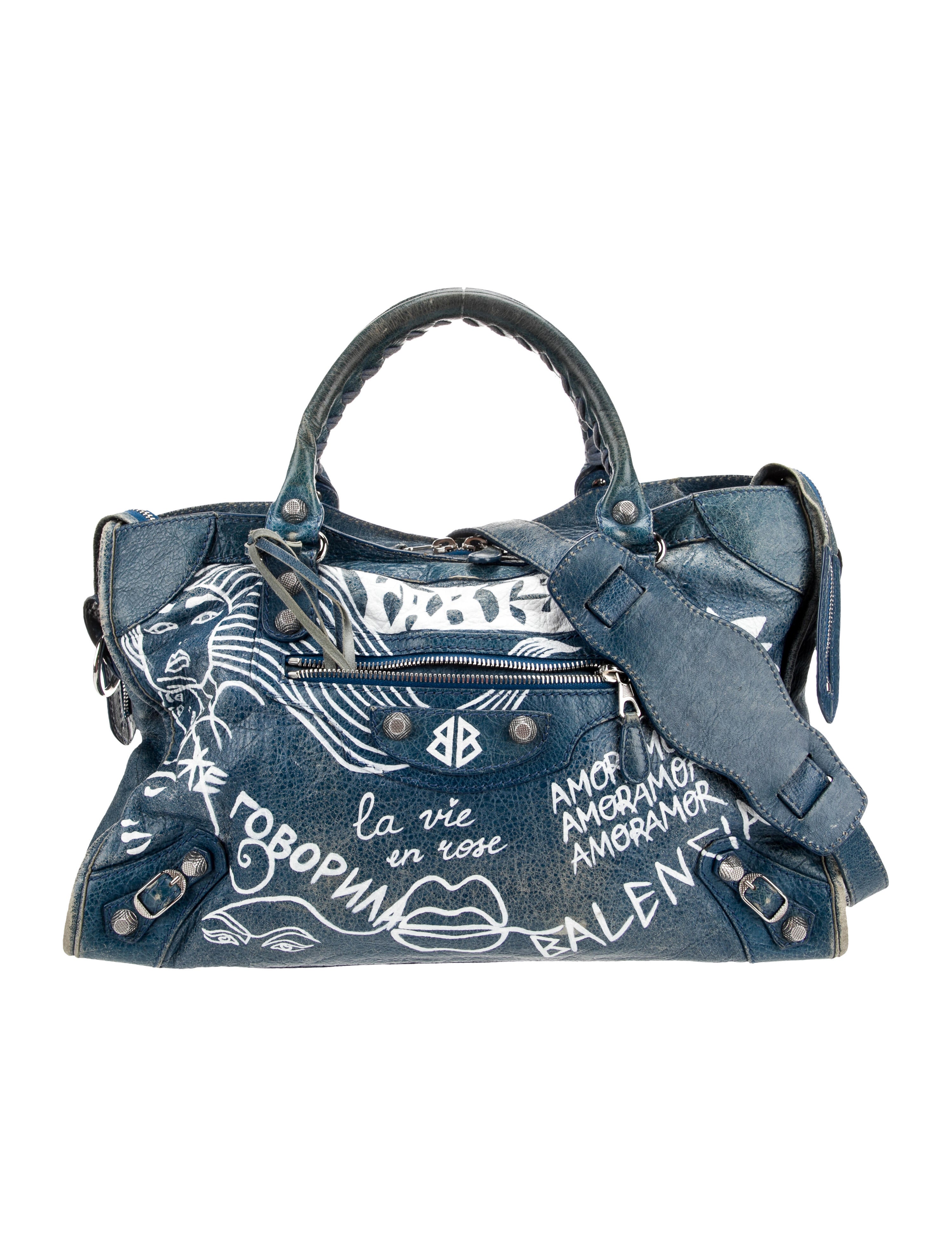 Balenciaga Leather Motocross City Giant