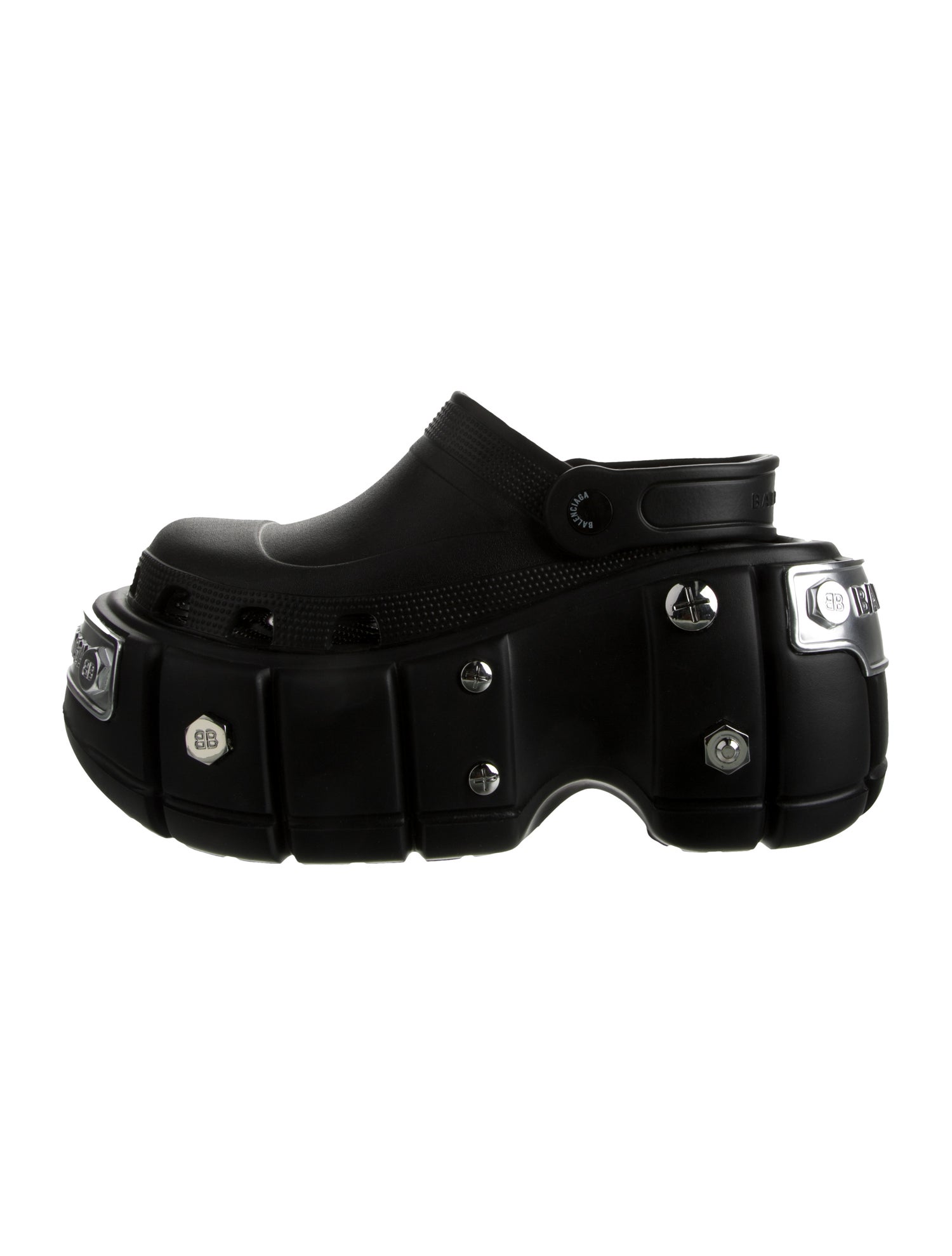 Balenciaga x Crocs Rubber Slingback Sandals