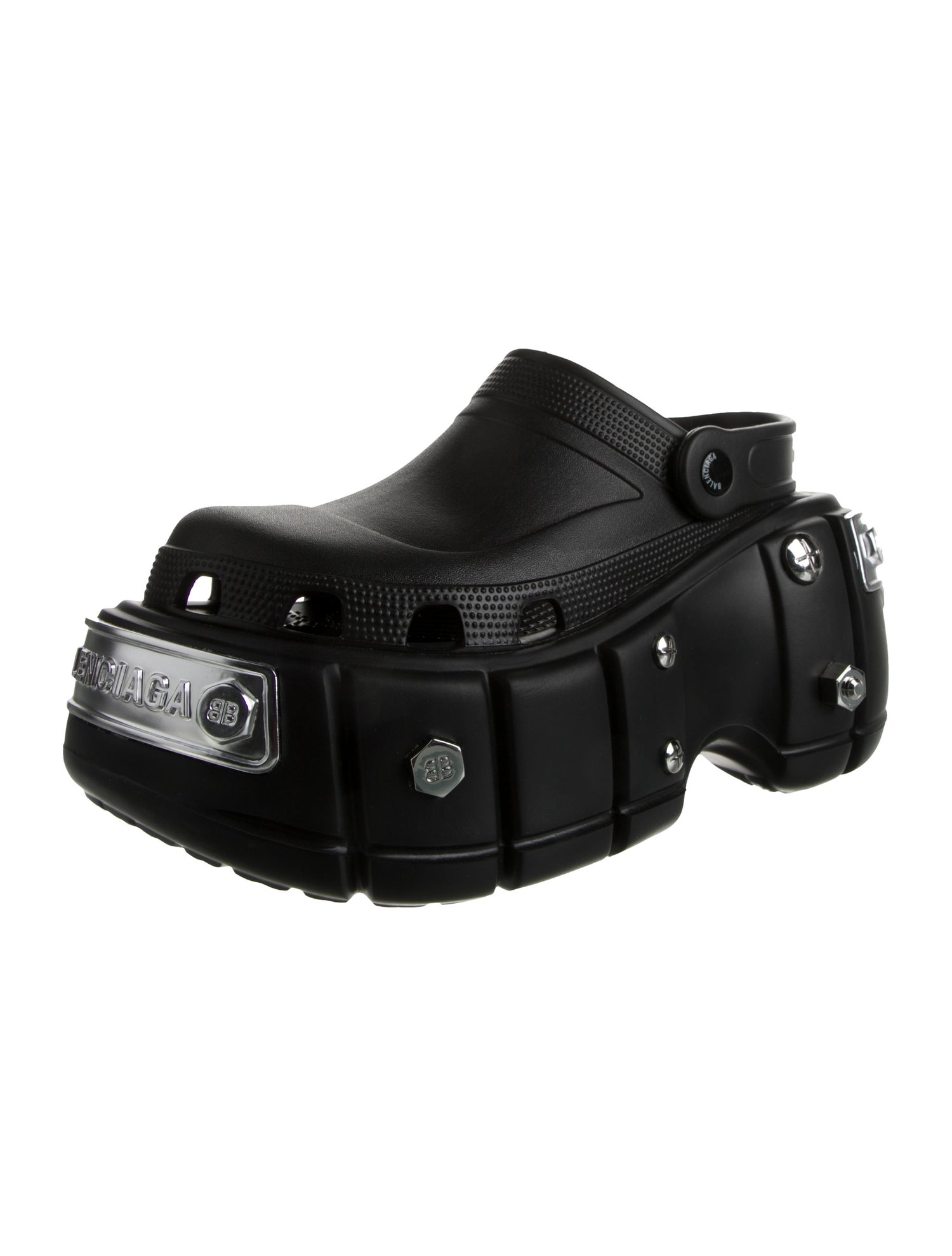 Balenciaga x Crocs Rubber Slingback Sandals