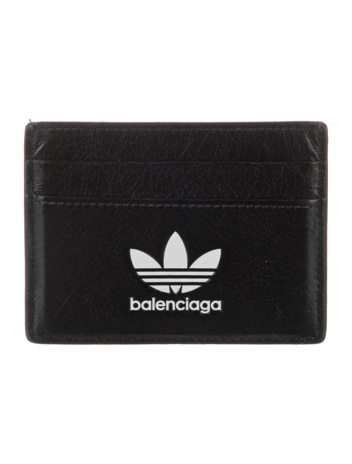 Balenciaga x adidas Leather Printed Card Holder