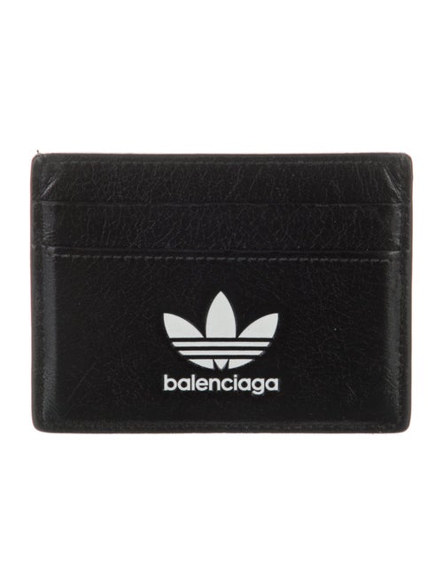 Balenciaga x adidas Leather Printed Card Holder