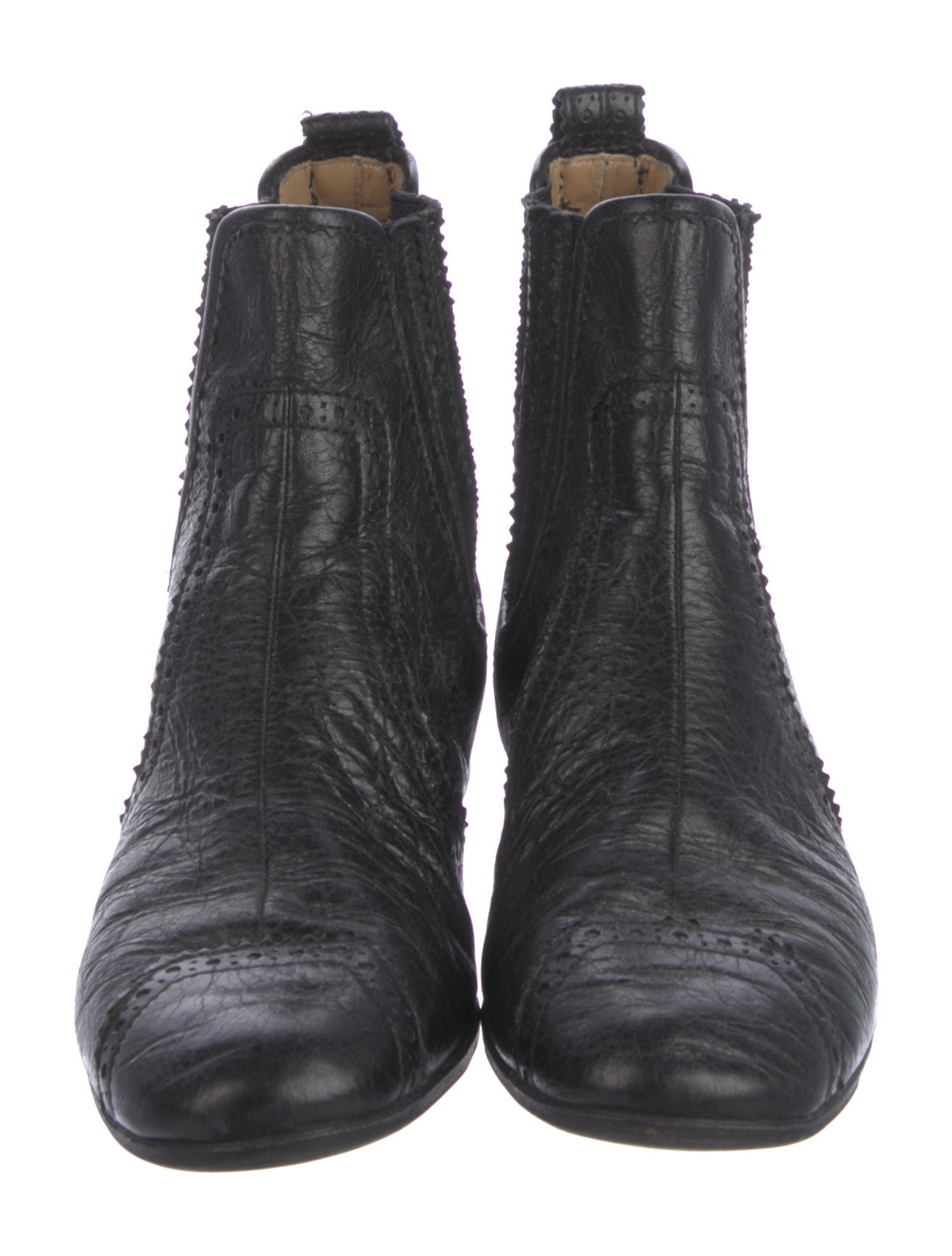 Balenciaga Leather Chelsea Boots