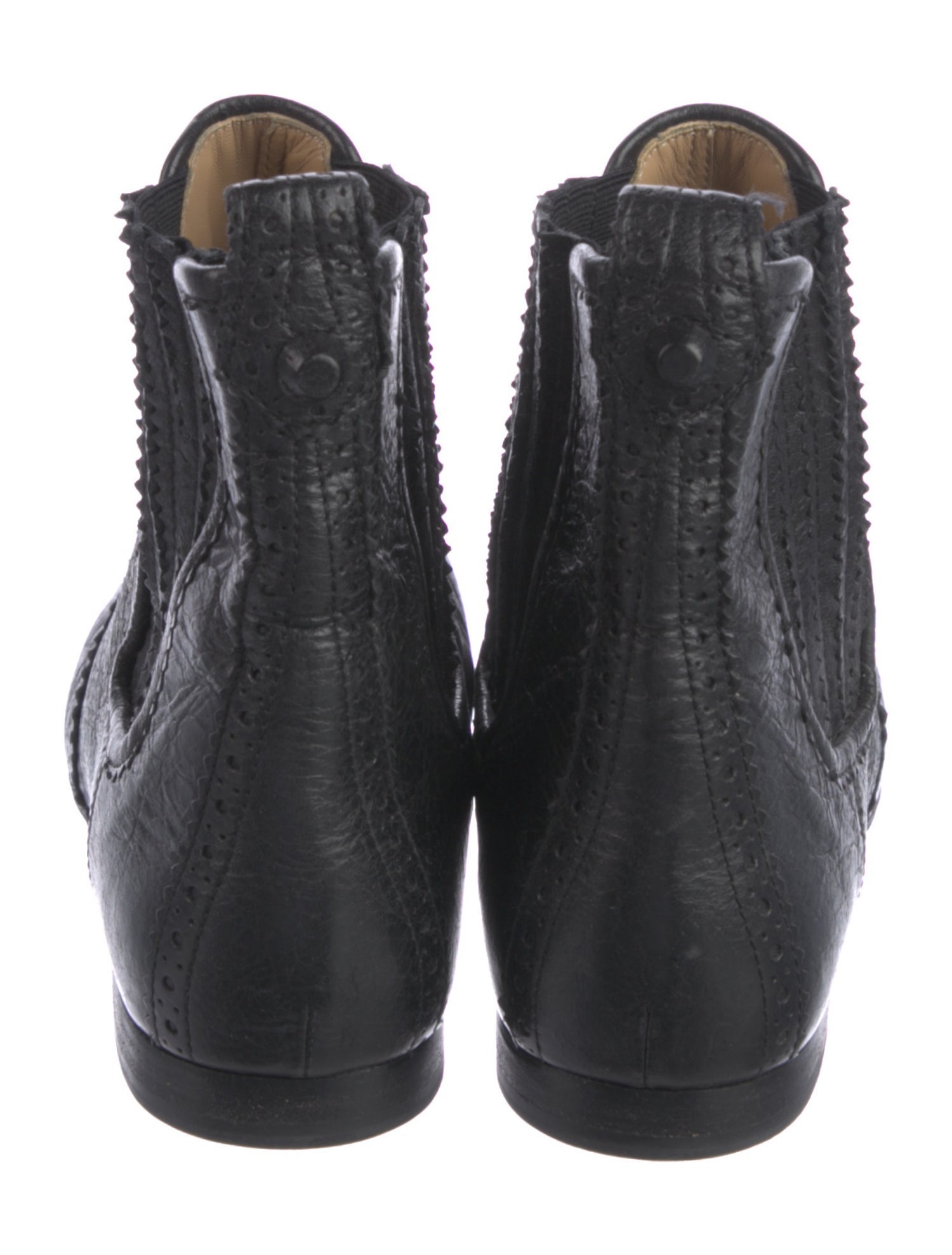 Balenciaga Leather Chelsea Boots