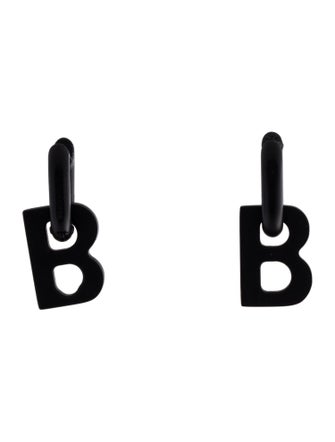 Balenciaga XS B Chain Earrings
