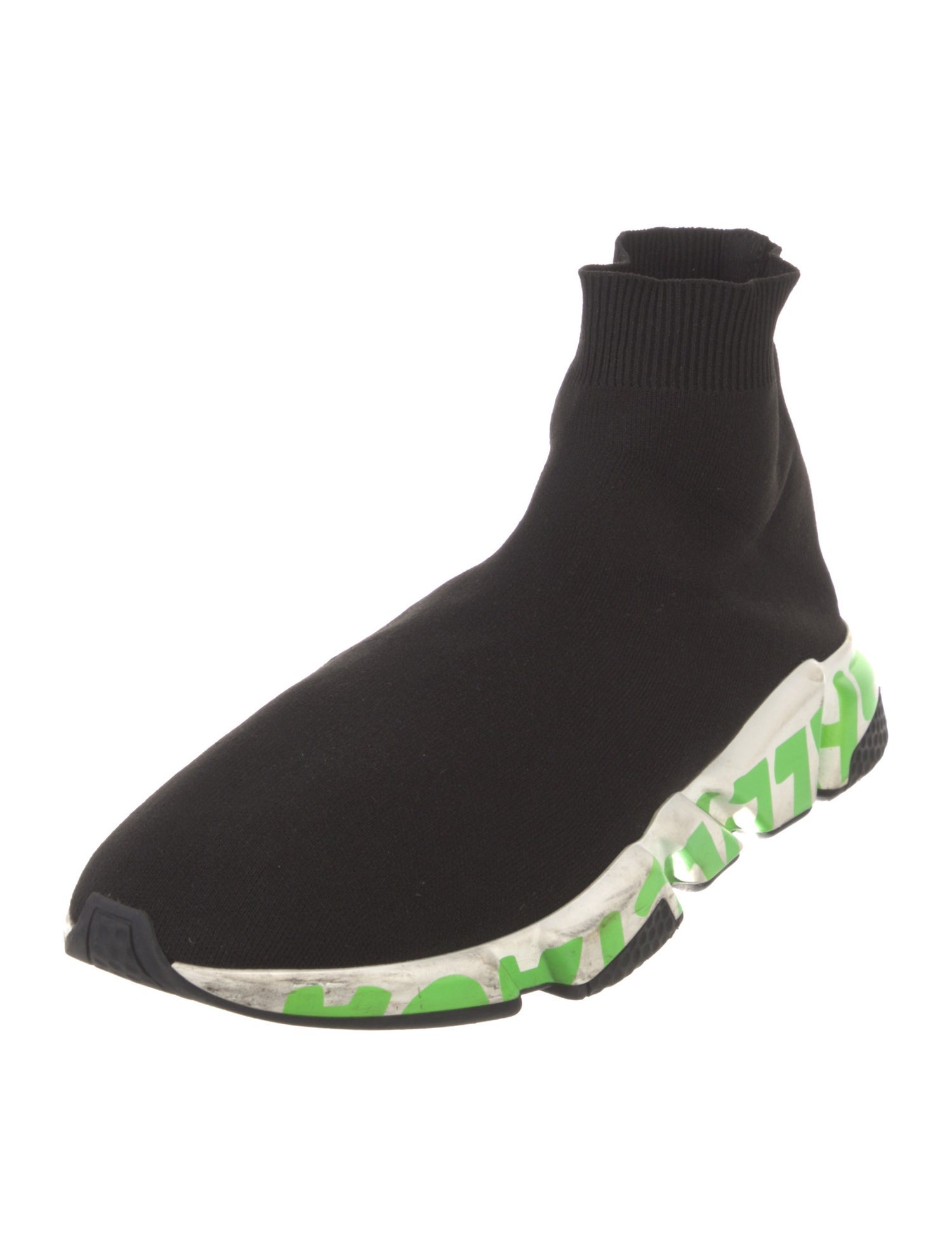 Balenciaga Speed Trainer 'Graffiti' Sock Sneakers
