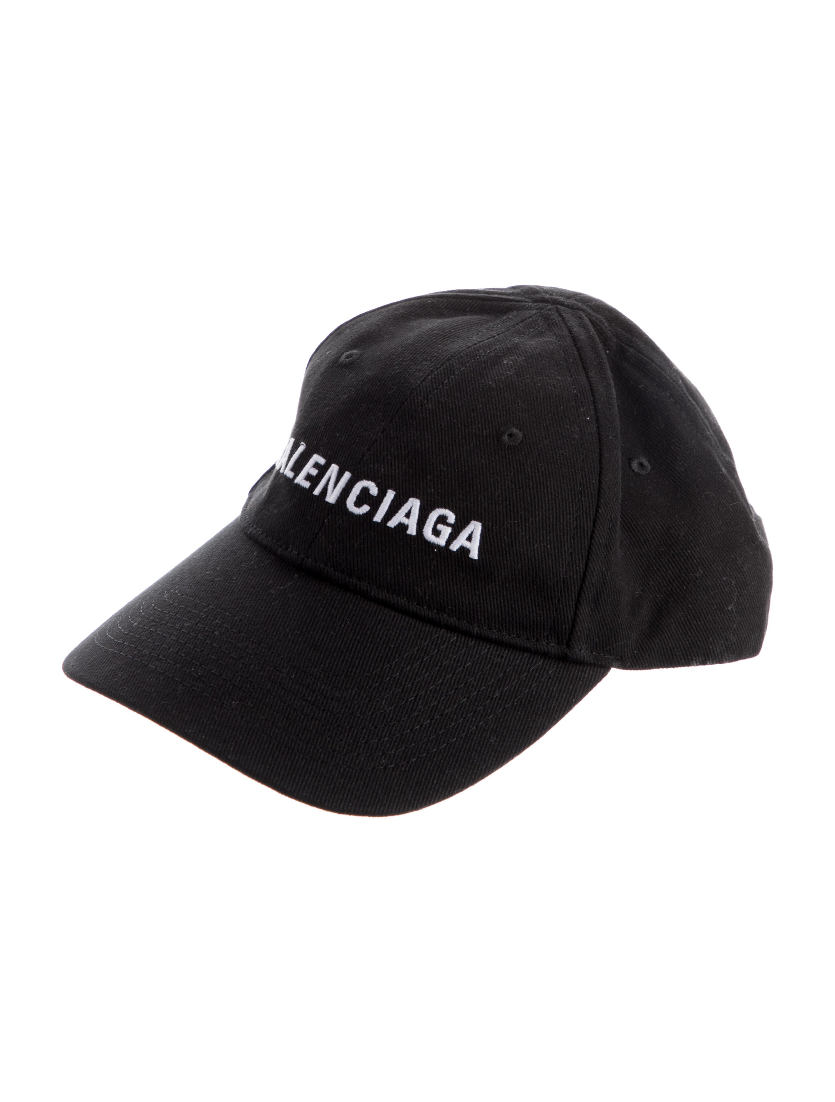 Balenciaga Solid Embroidered Baseball Cap