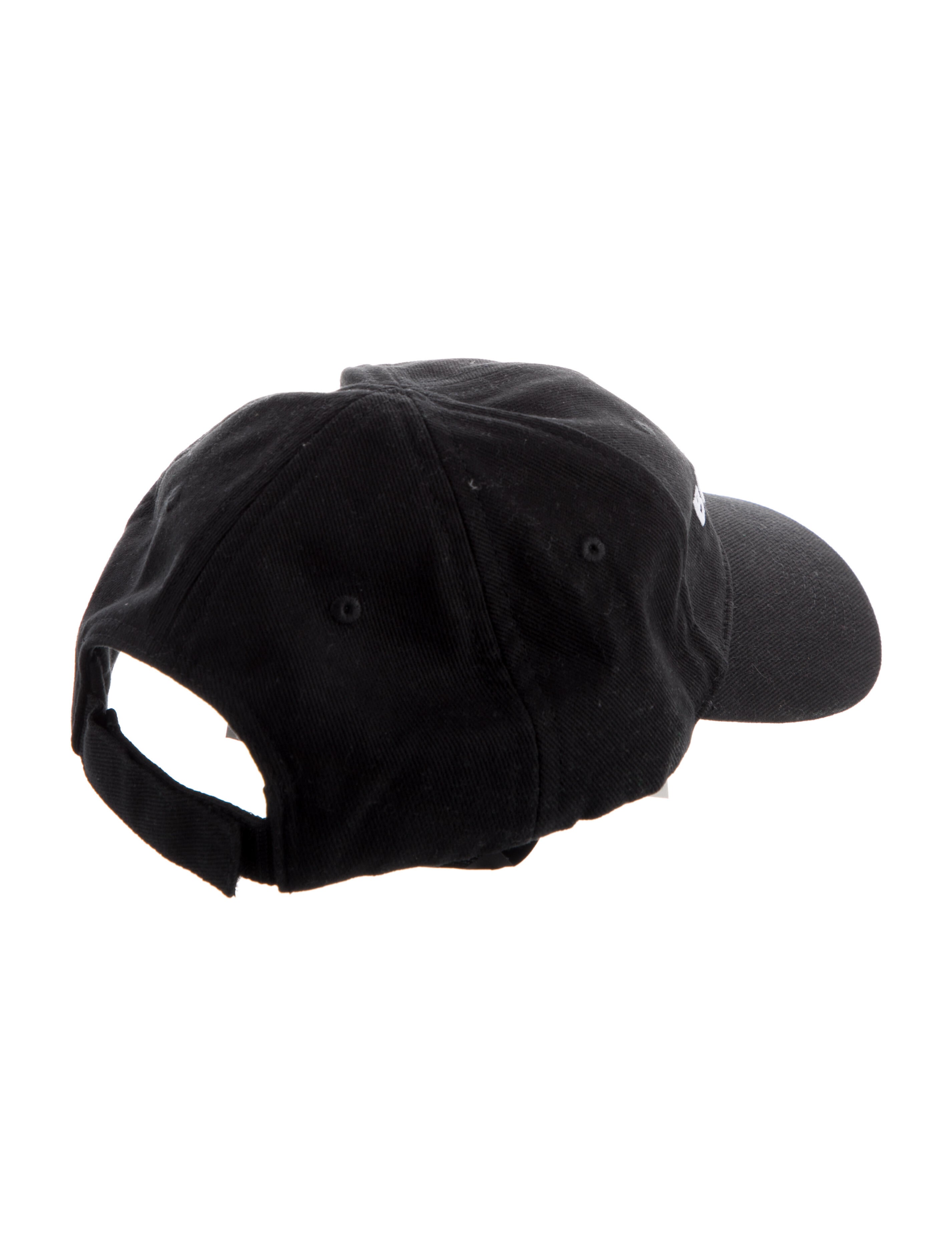 Balenciaga Solid Embroidered Baseball Cap