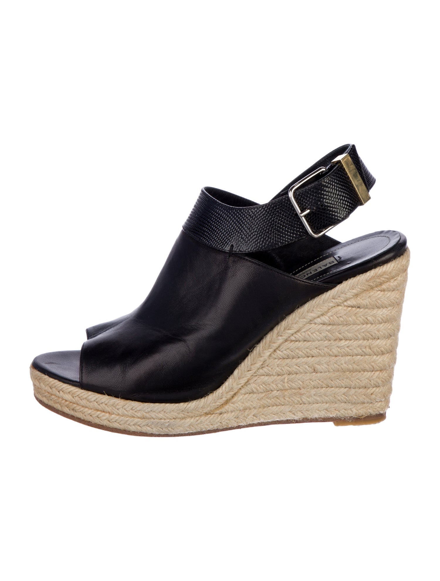 Balenciaga Leather Slingback Pumps