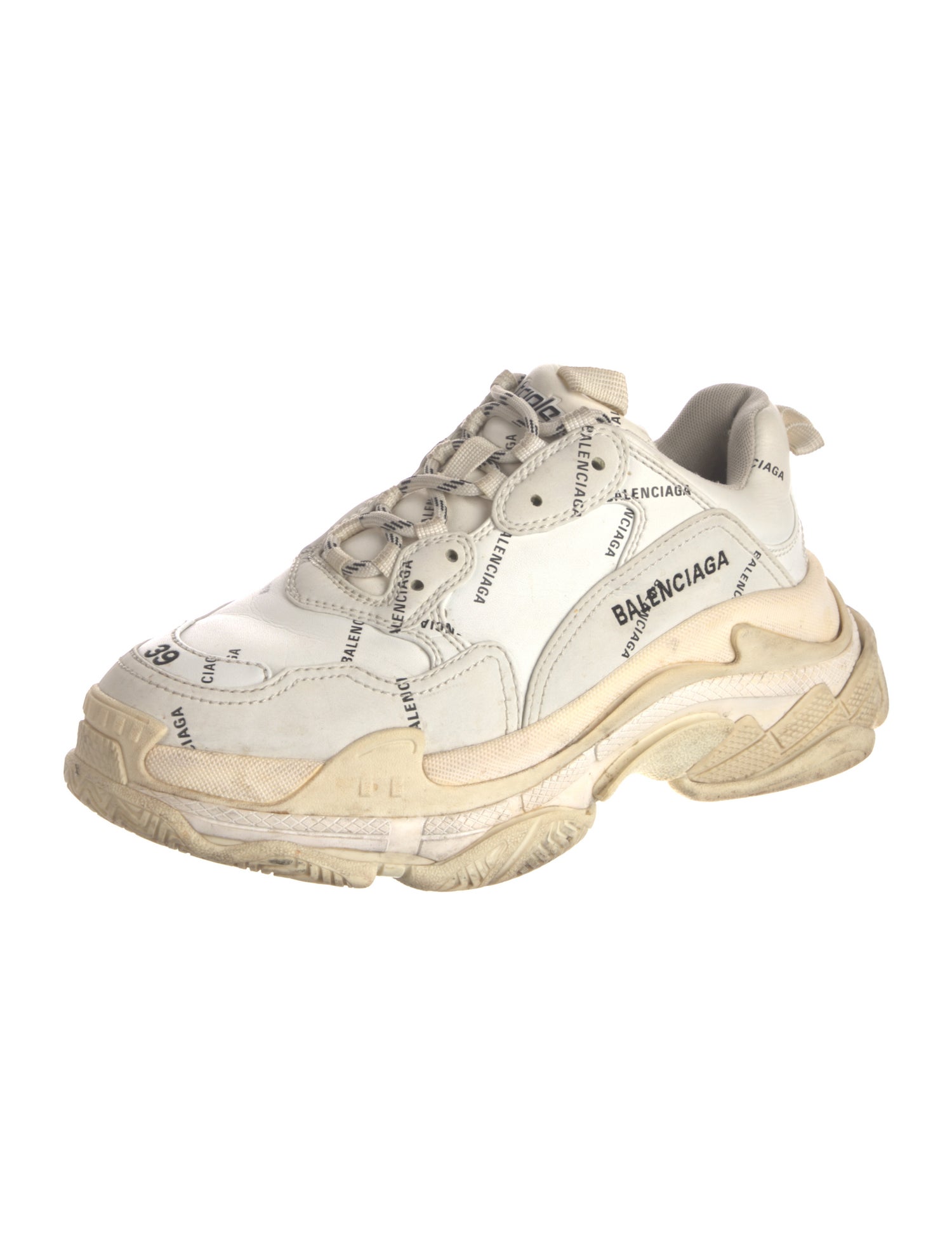 Balenciaga Triple S 'All Over' Chunky Sneakers