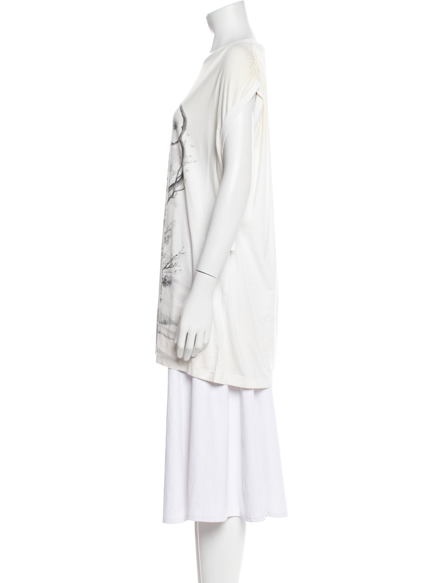 Balenciaga 2008 Graphic Print Tunic