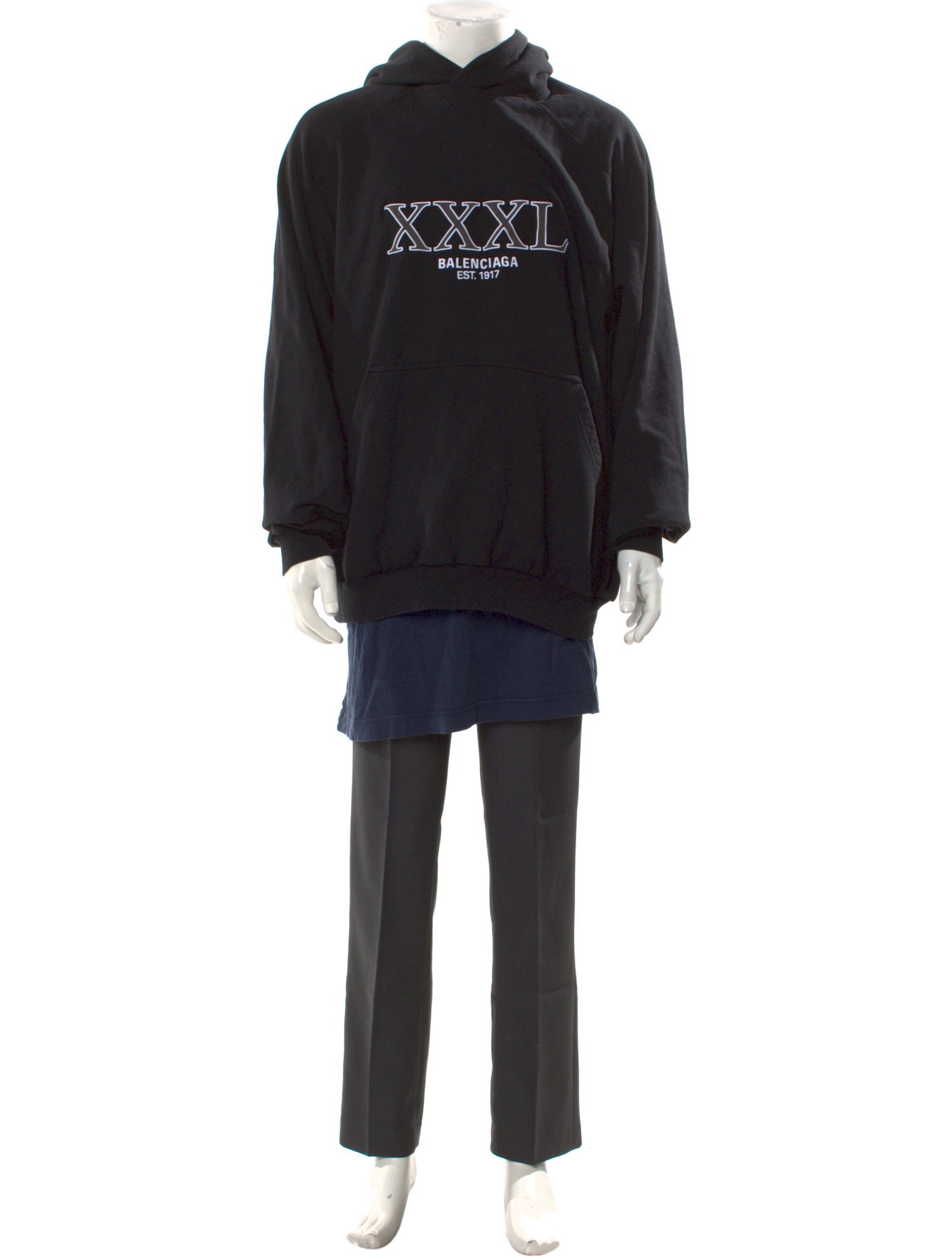 Balenciaga 2022 Graphic Print Hoodie