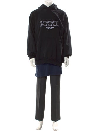 Balenciaga 2022 Graphic Print Hoodie