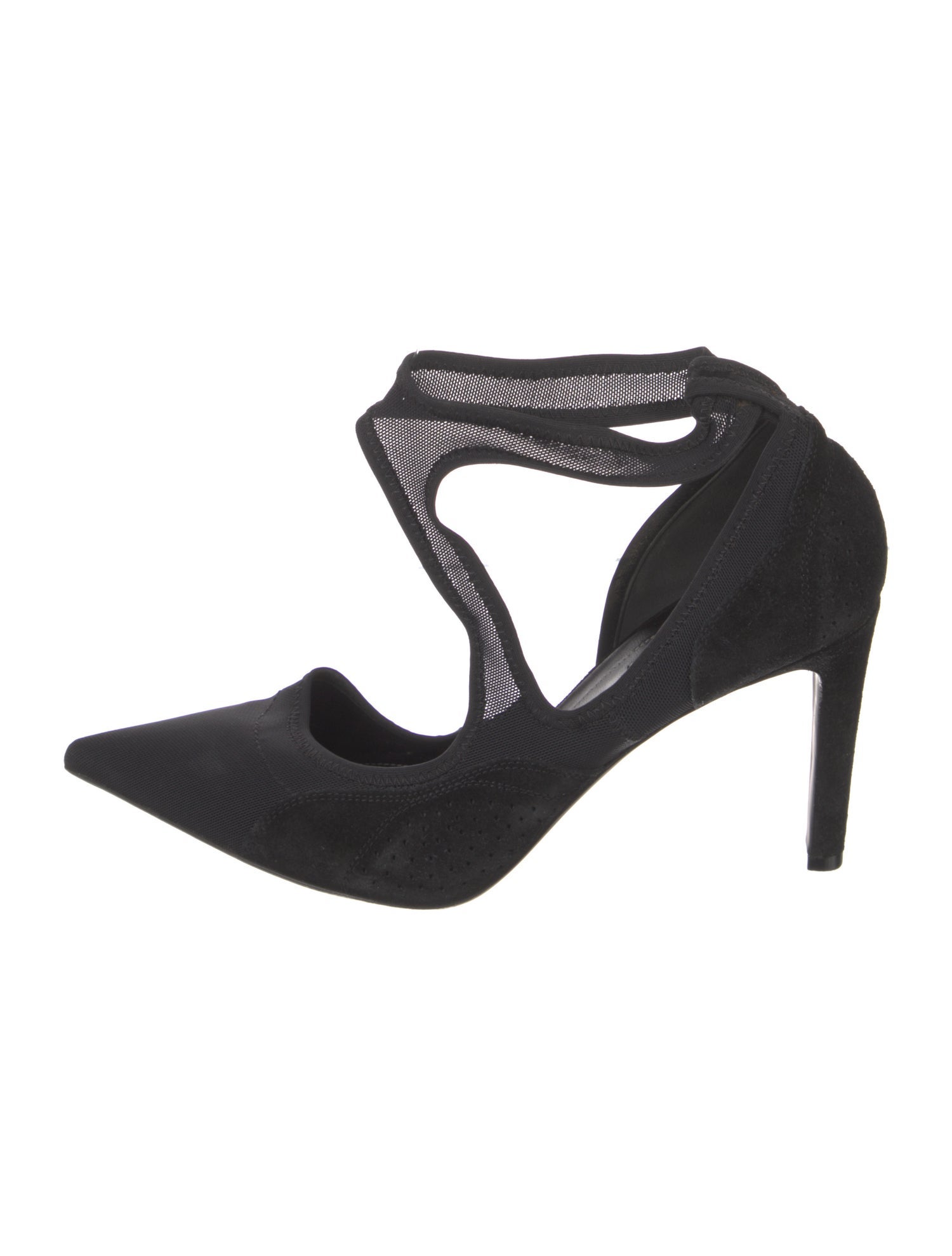 Balenciaga Suede D'Orsay Pumps