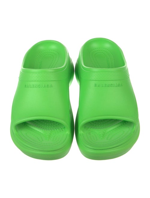 Balenciaga Pool Slide Signature Logo Slides