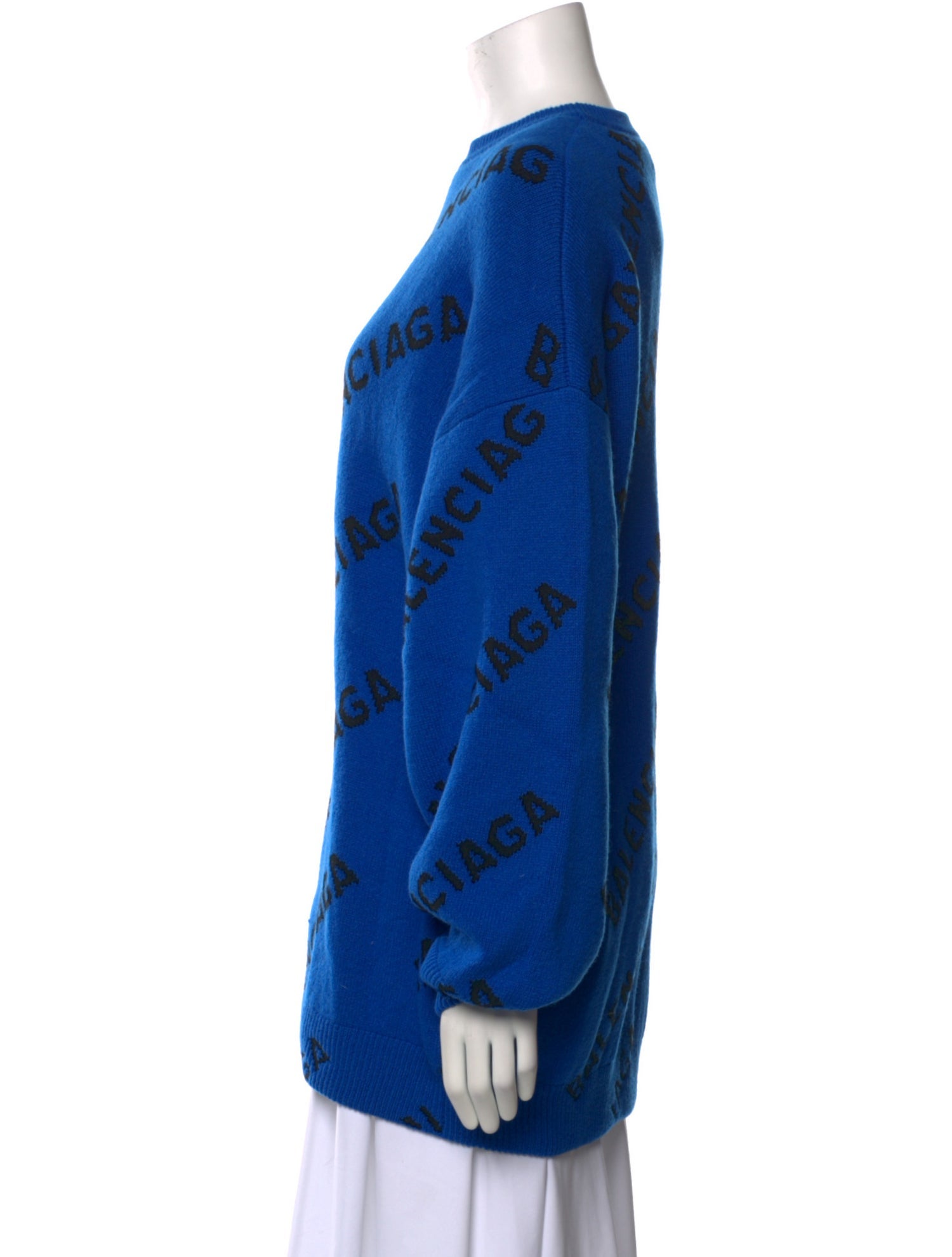 Balenciaga 2022 X All-Over Logo Sweater