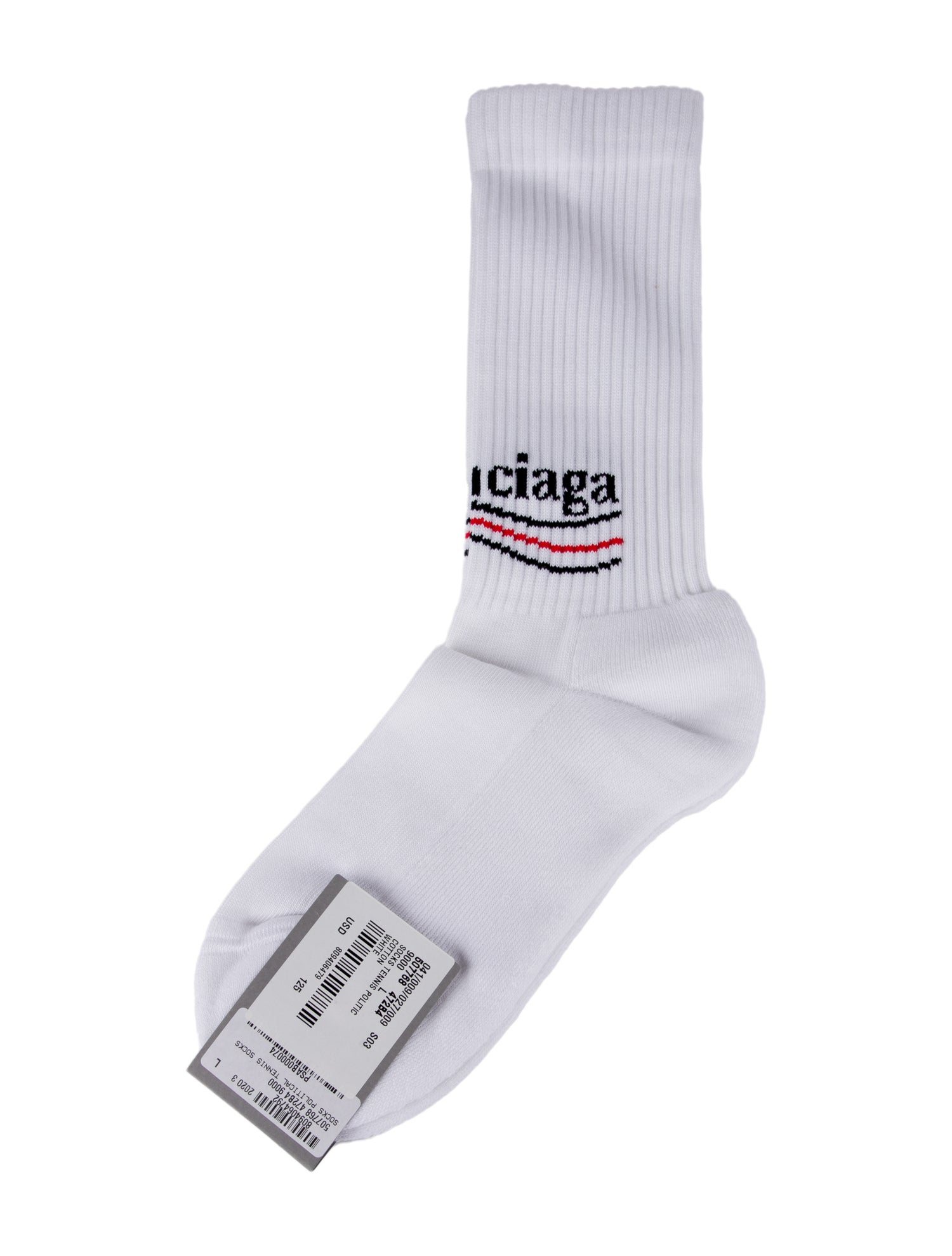 Balenciaga Cotton Socks Size L w/ Tags w/ Tags