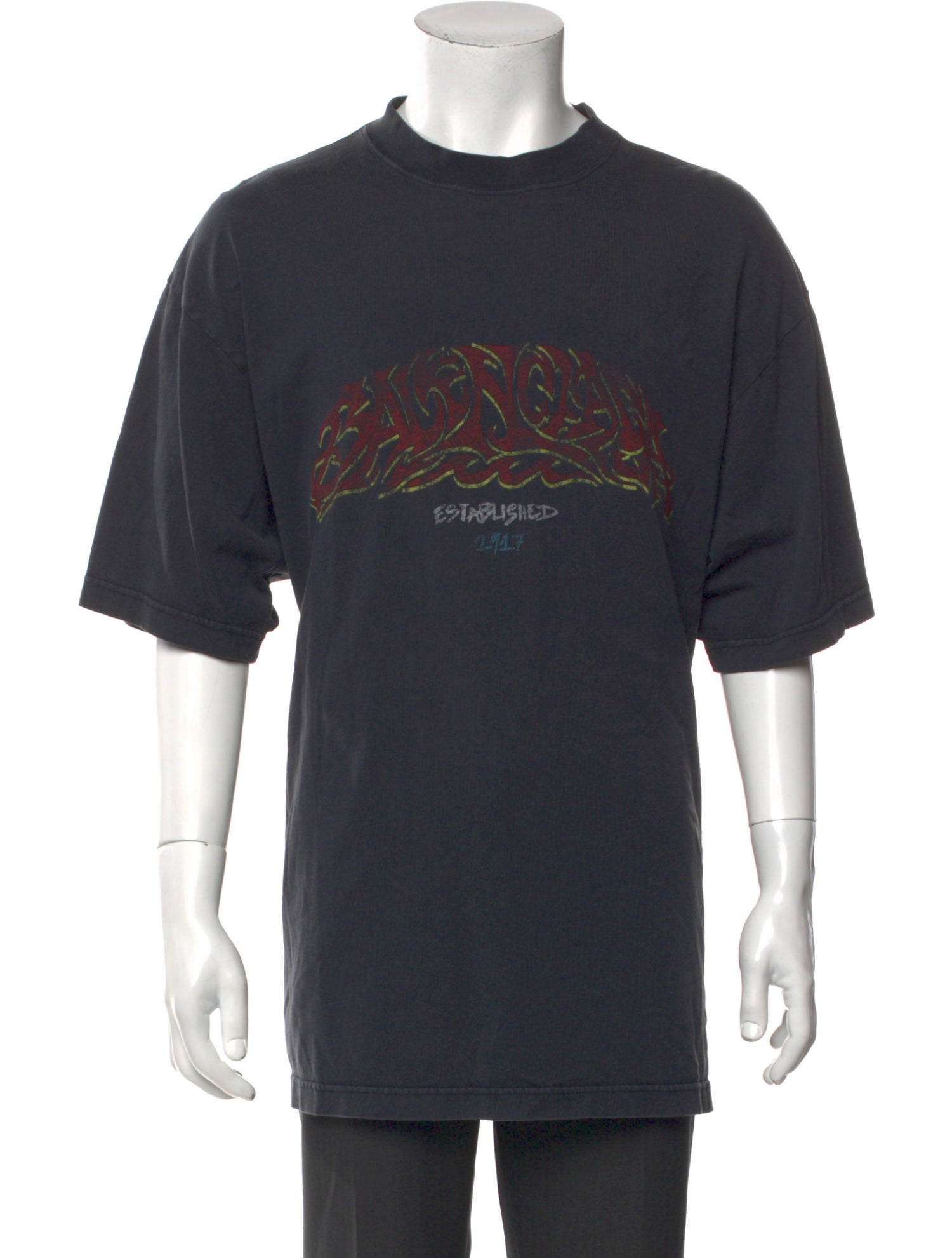 Balenciaga 2023 Signature Logo T-Shirt