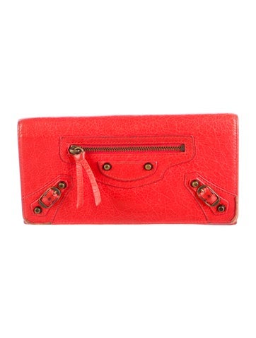Balenciaga Wallets Leather Continental Wallet