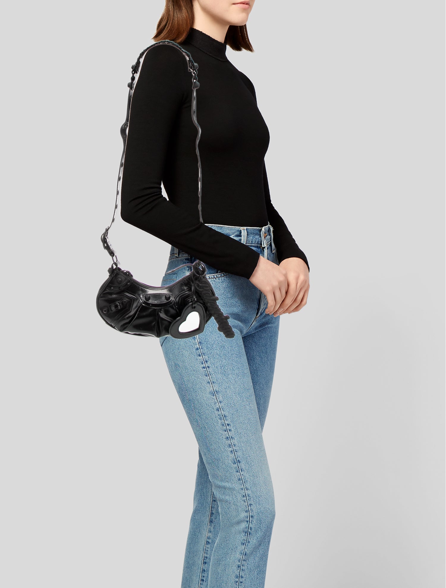 Balenciaga Leather Shoulder Bag XS 2023