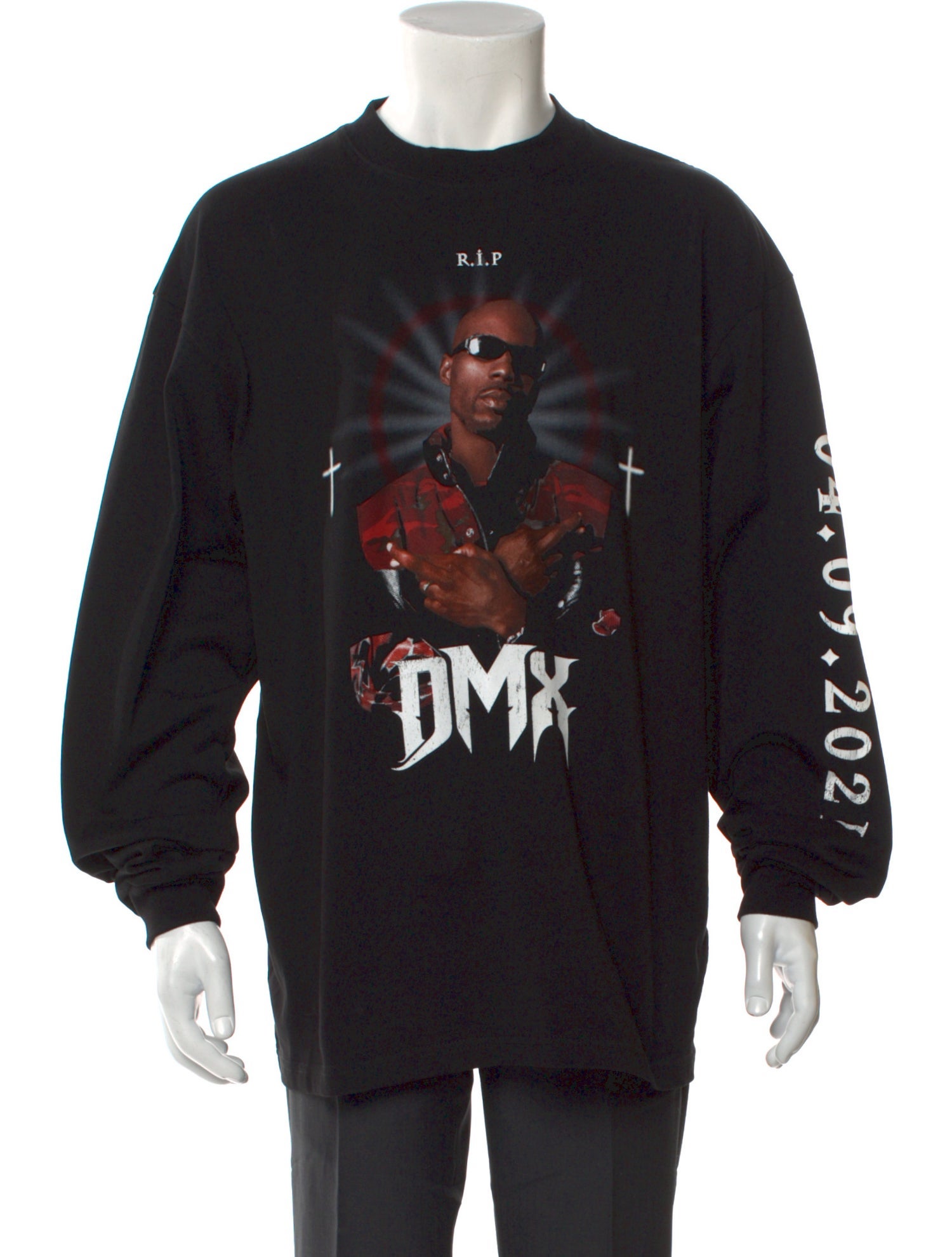 Vlone x Dennis Rodman Devil Graphic Print T-Shirt - Black T