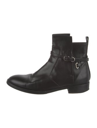 Balenciaga Leather Moto Boots