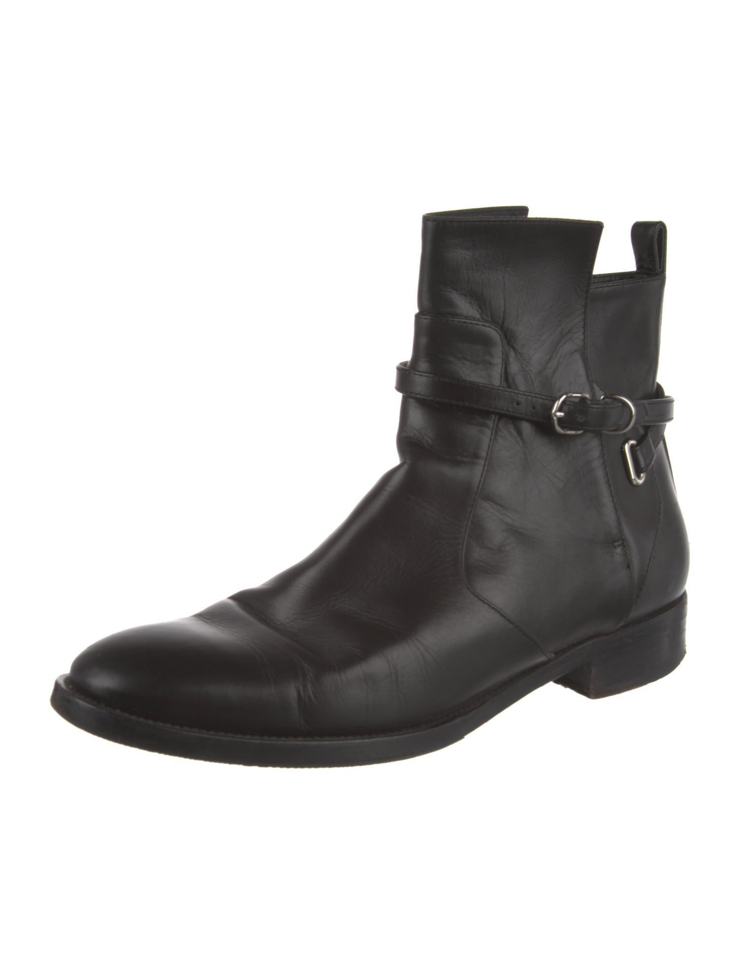 Balenciaga Leather Moto Boots