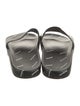Balenciaga Leather Printed Slides