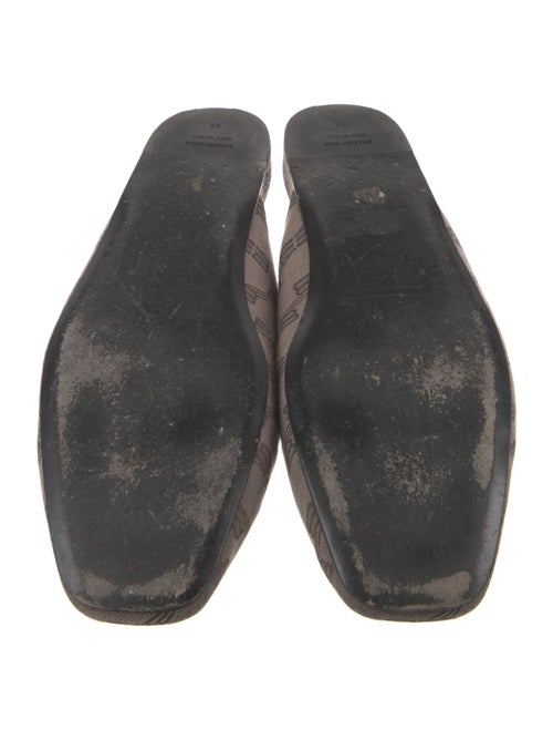 Balenciaga Canvas Printed Slippers